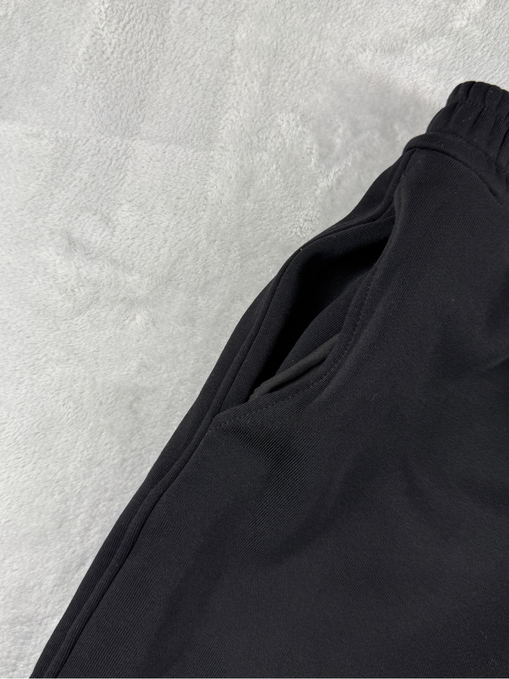 Black Half Zip Lounge Set Sweatshirt Jogger Set crop streetwear relax y2k Size M - Picture 11 of 12